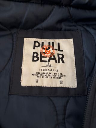 Chaqueta Pull and Bear Hombre Azul/Turquesa