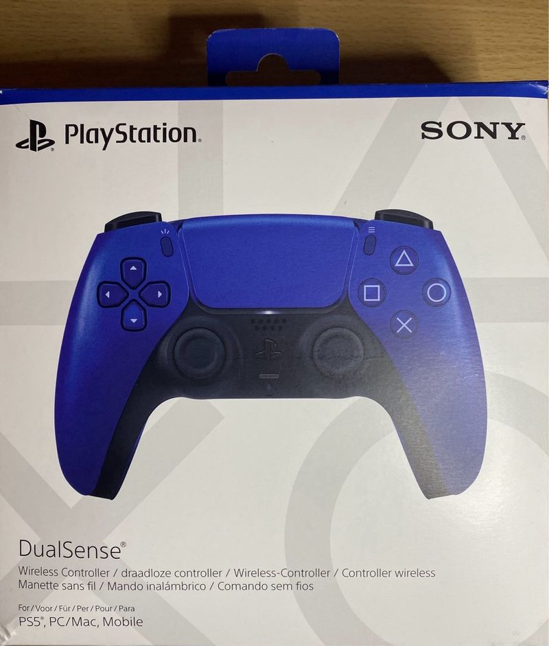 Mando PS5 DualSense Personalizado Azul/Blanco afbeelding 3