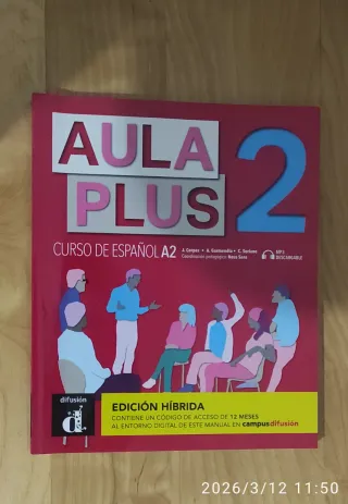 Aula Plus 2 Ed.hibrída L. del alumno
