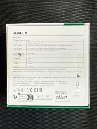 Caricatore UGREEN Nexode 140W USB-C/USB-A