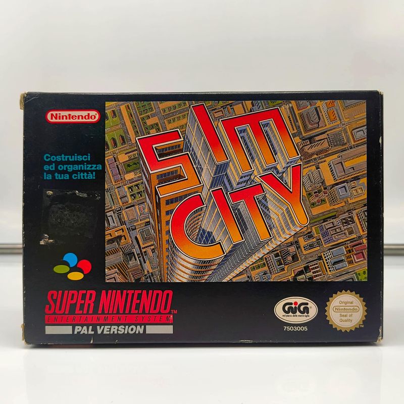 Sim City - Super Nintendo Snes - Gig Pal Ita