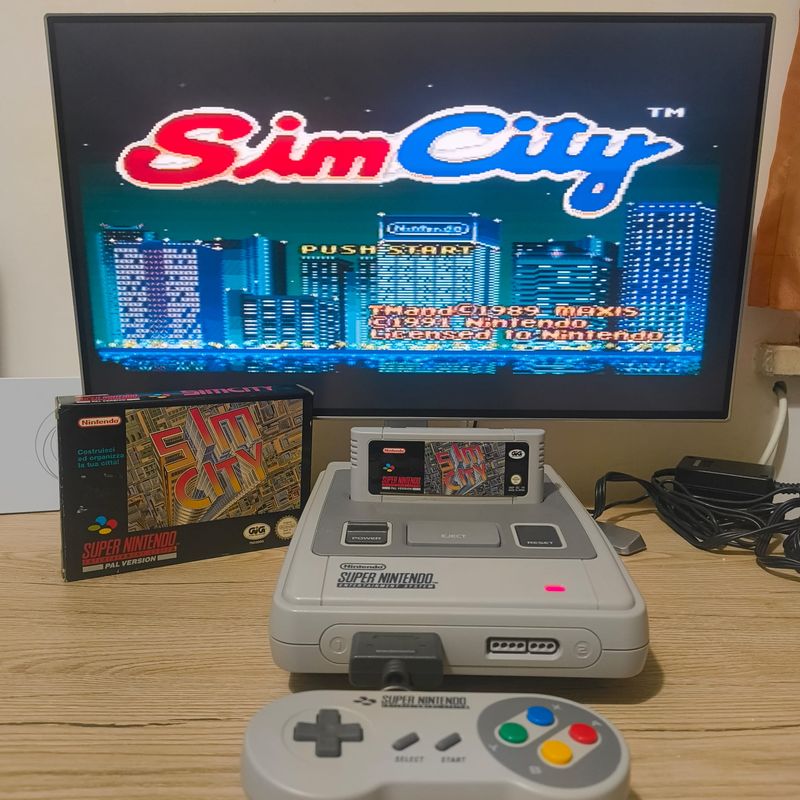 Sim City - Super Nintendo Snes - Gig Pal Ita afbeelding 2