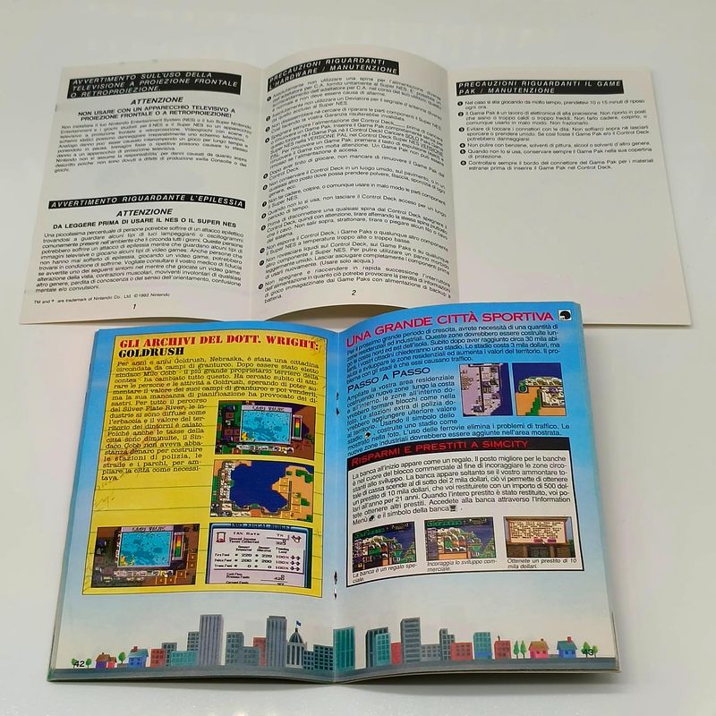 Sim City - Super Nintendo Snes - Gig Pal Ita afbeelding 7