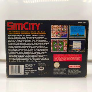 Sim City - Super Nintendo Snes - Gig Pal Ita