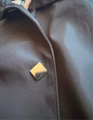 Chaqueta Gabardina Primavera XL Negra/Beige