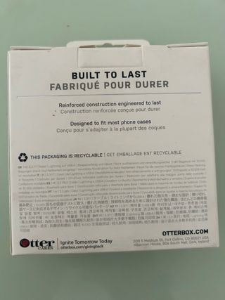 Cable OtterBox USB-A a Lightning 1M Negro