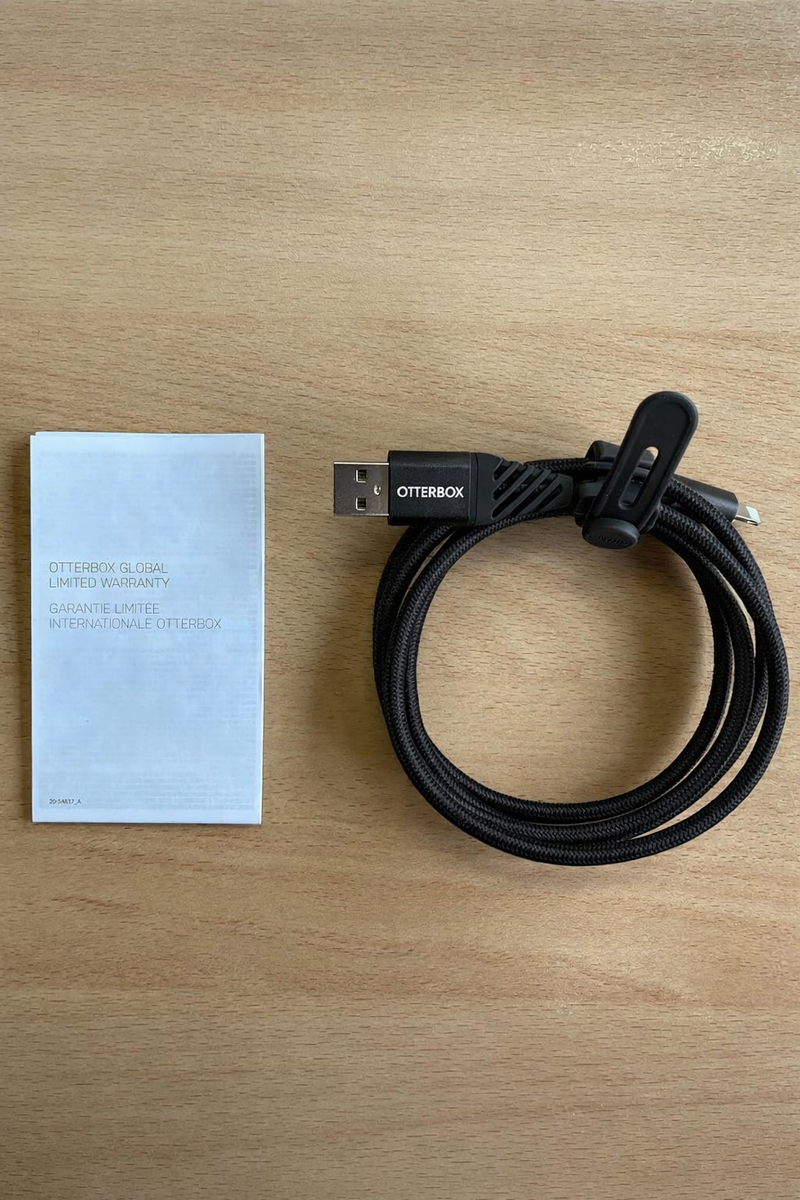 Cable OtterBox USB-A a Lightning 1M Negro afbeelding 2
