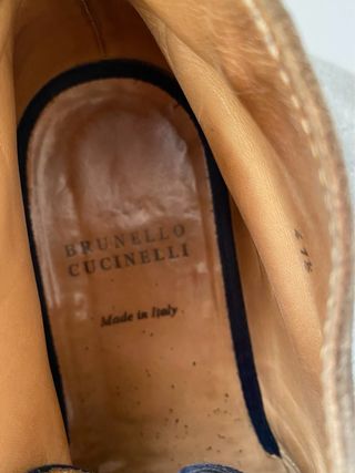 Botines Brunello Cucinelli Cordones Marrones