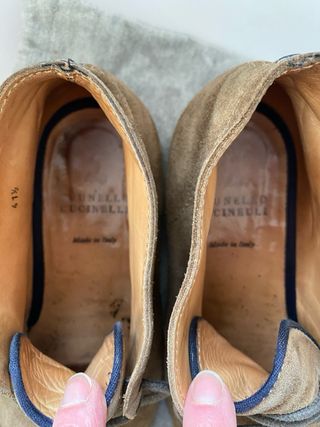 Botines Brunello Cucinelli Cordones Marrones