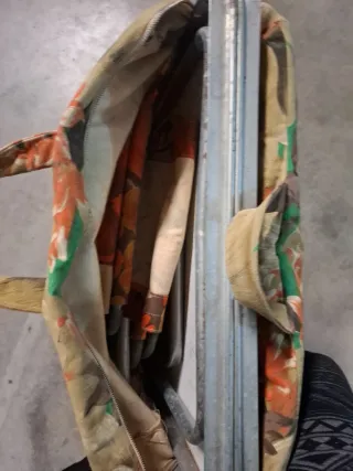 Mesa con sillas camping