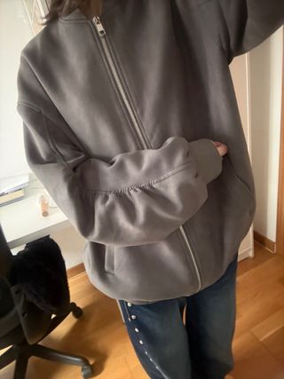 Chaqueta Oversized Gris