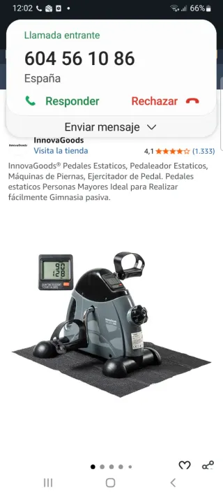 Bicicleta estática mini para casa