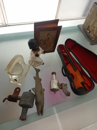 Lote 5, varios objetos coleccionables vintage