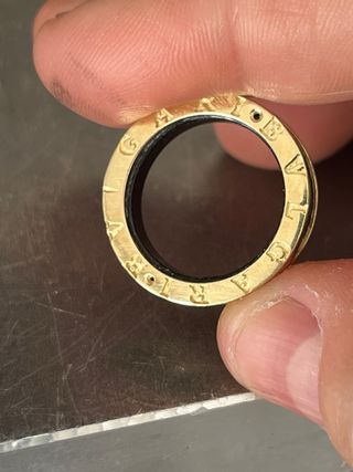 Anillo Bulgari Oro Talla 12