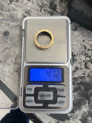 Anillo Bulgari Oro Talla 12