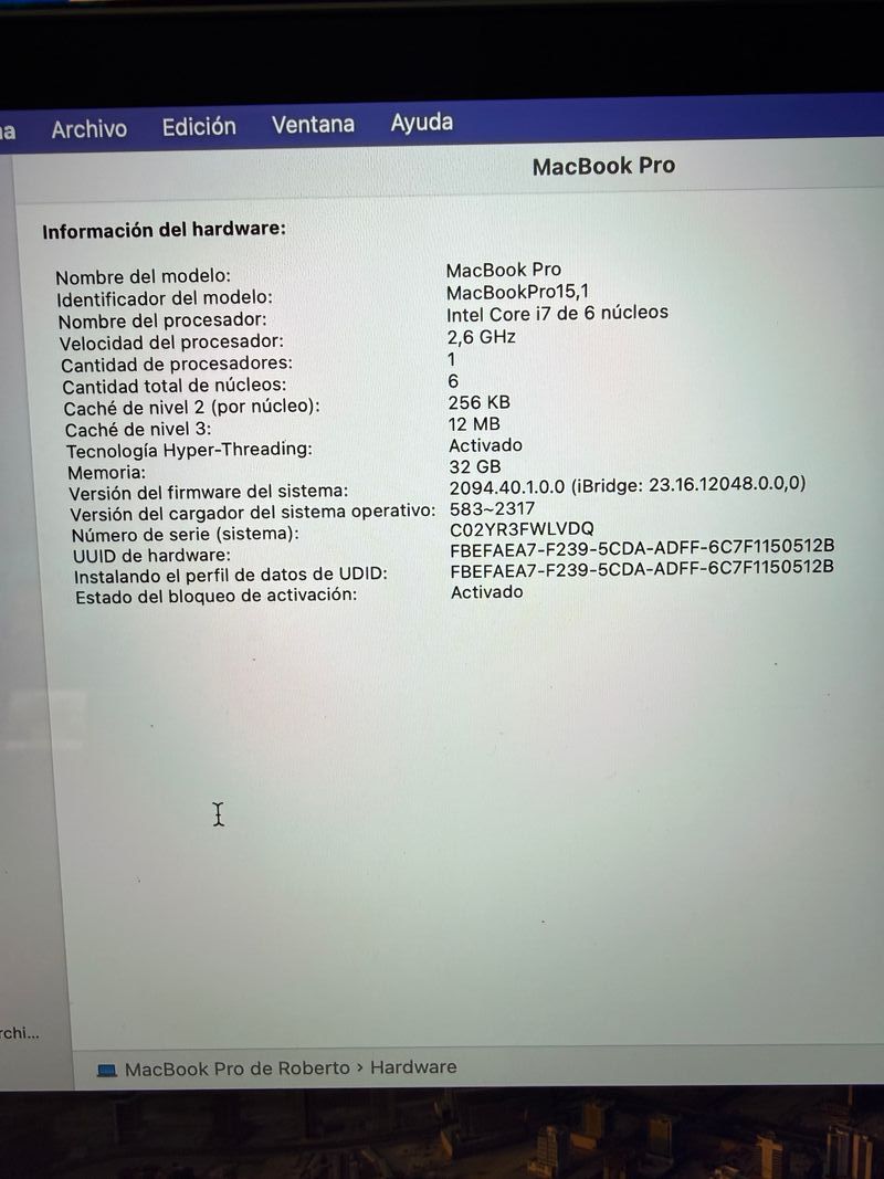 MacBook Pro 15 Plata afbeelding 2