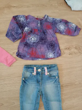 Lote ropa bebé niña 6 meses