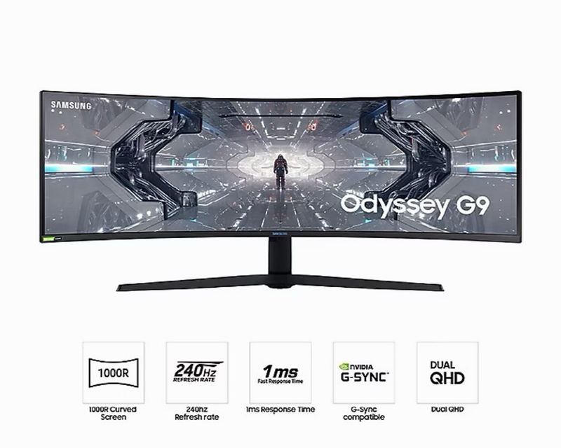 Monitor Samsung Odyssey G9 49 240Hz afbeelding 2