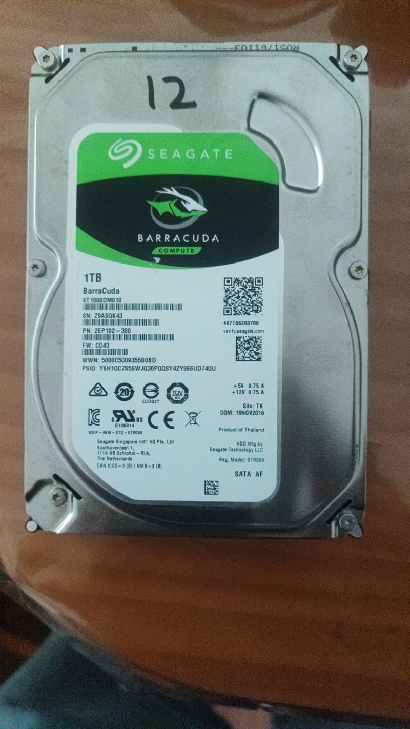 Disco Duro HDD Seagate 1TB