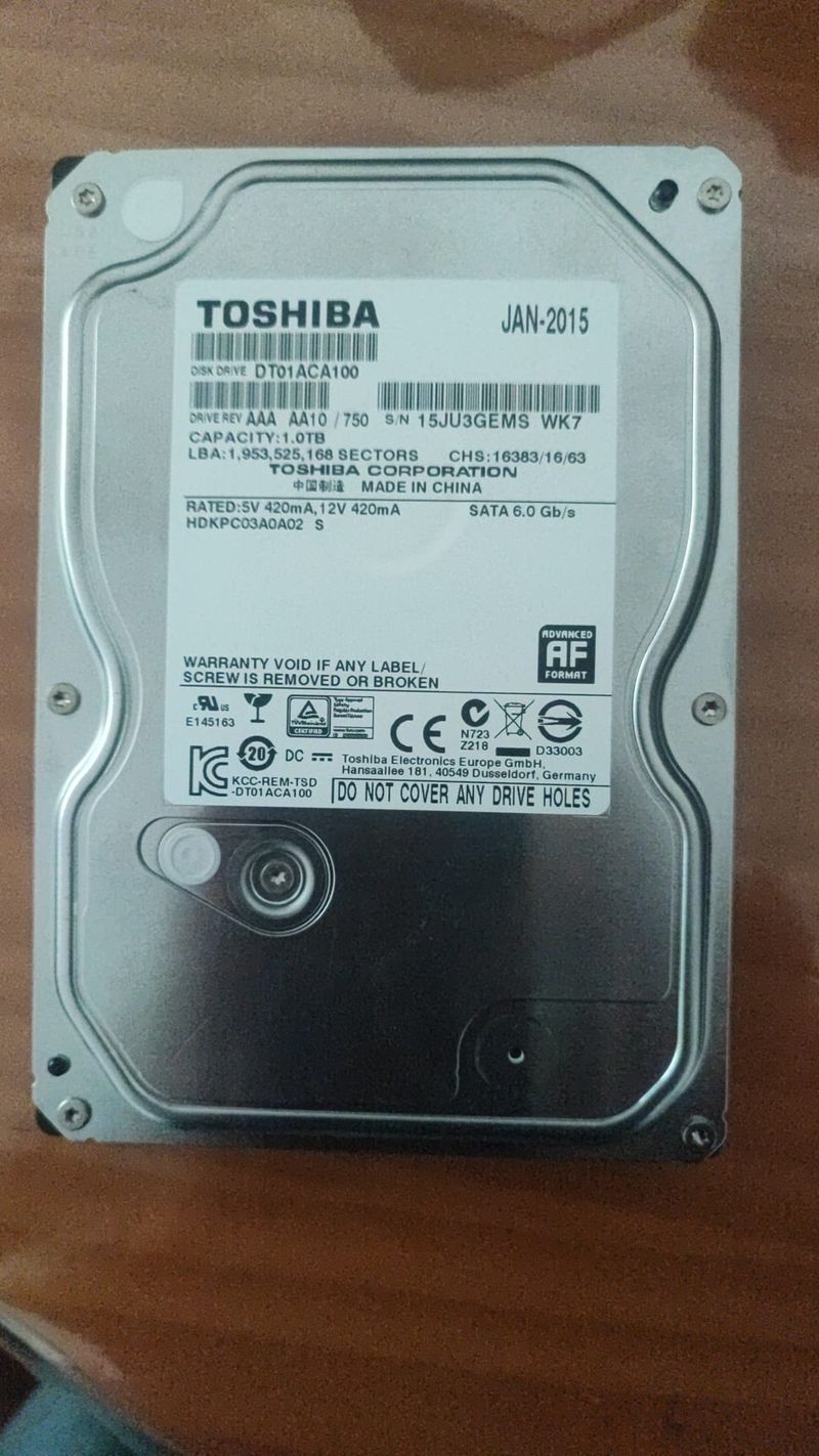 Disco Duro HDD Seagate 1TB afbeelding 2
