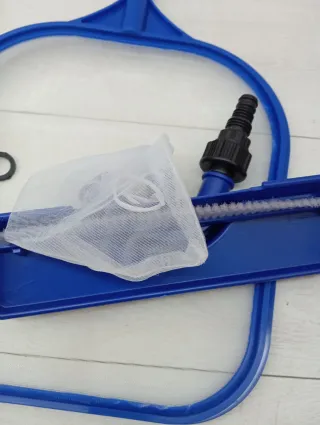 Kit Mantenimiento Piscina Limpieza Azul/Plata