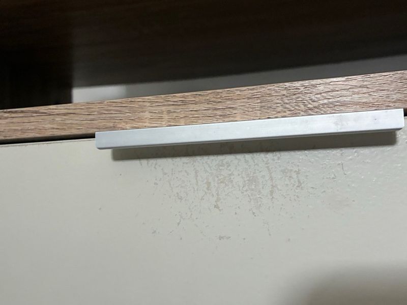 Mesa TV Beige y Madera afbeelding 3