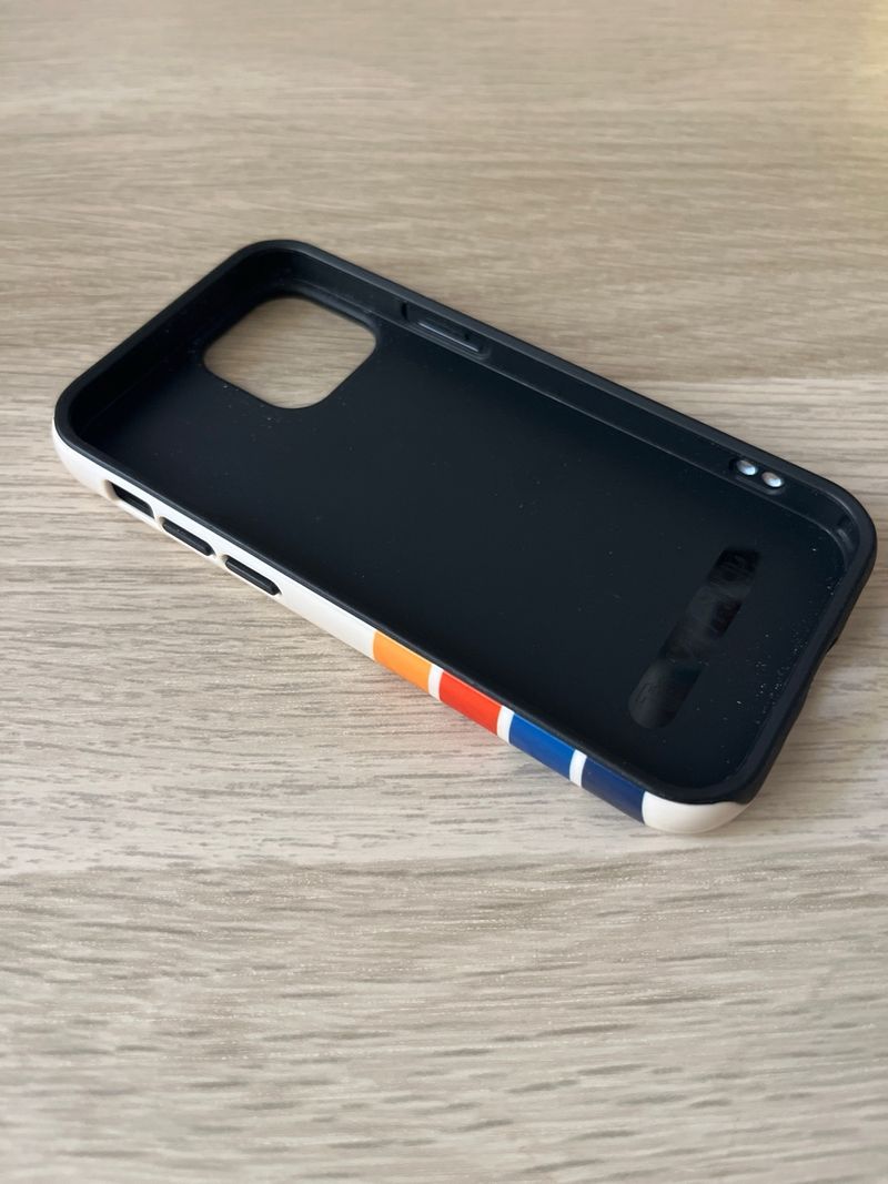 Funda iPhone 13 Mini Retro Rayas afbeelding 3
