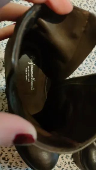 Stivaletti in pelle tacco alto