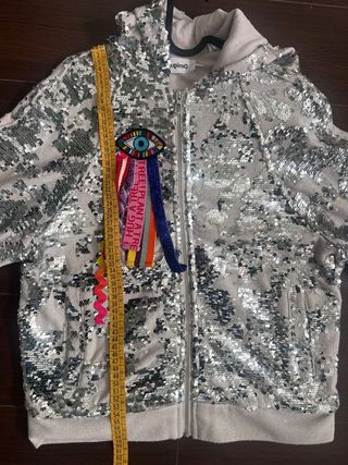 Bomber Desigual Lentejuelas X Johnson Hartig