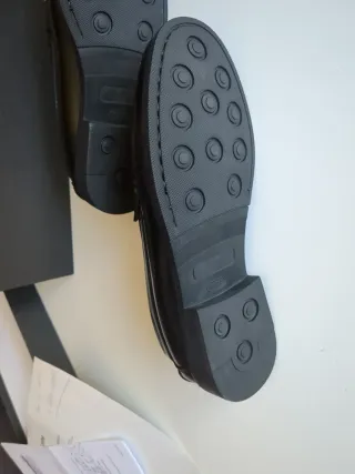 Mocasines Edward Piel Negra Talla 42