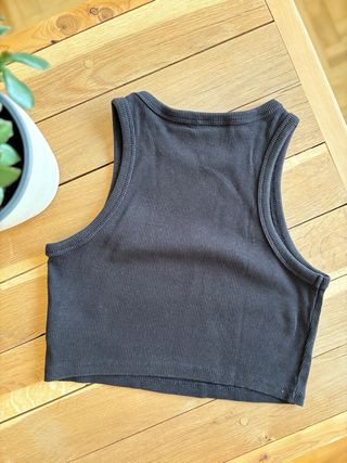 Top H&M Negro Talla XS