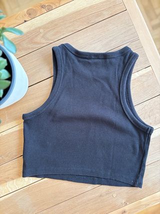 Top H&M Negro Talla XS
