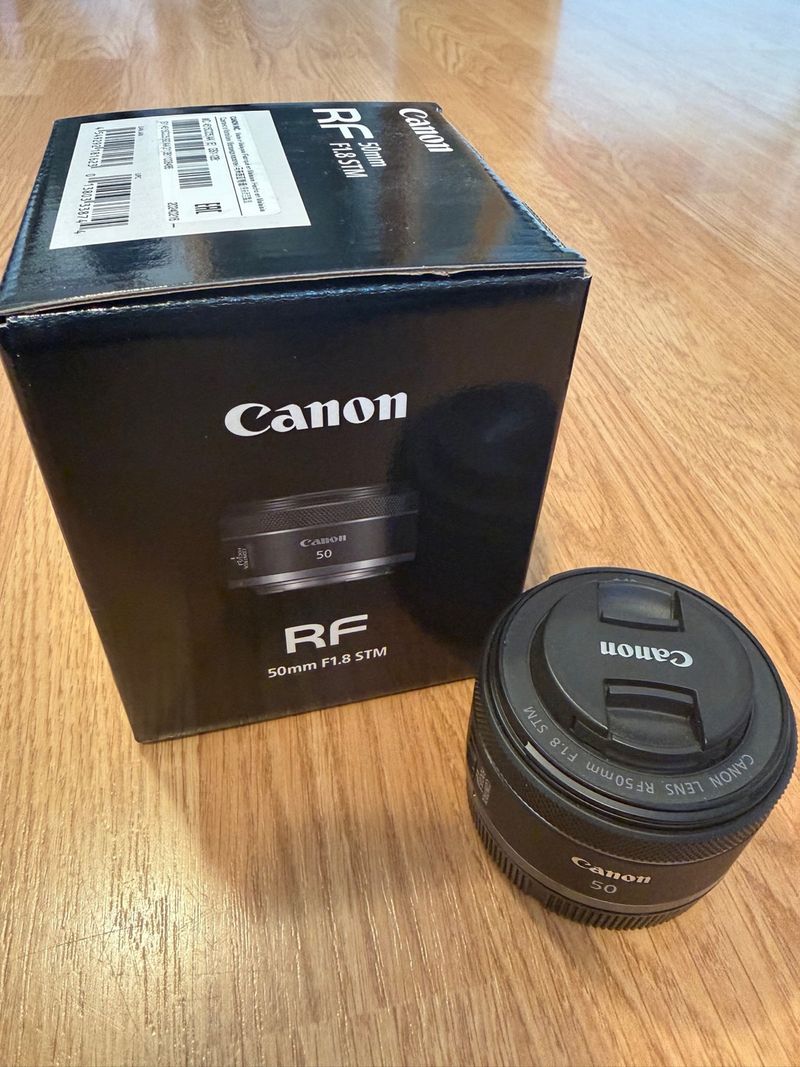 Objetivo Canon RF 50mm F1.8 STM nuevo