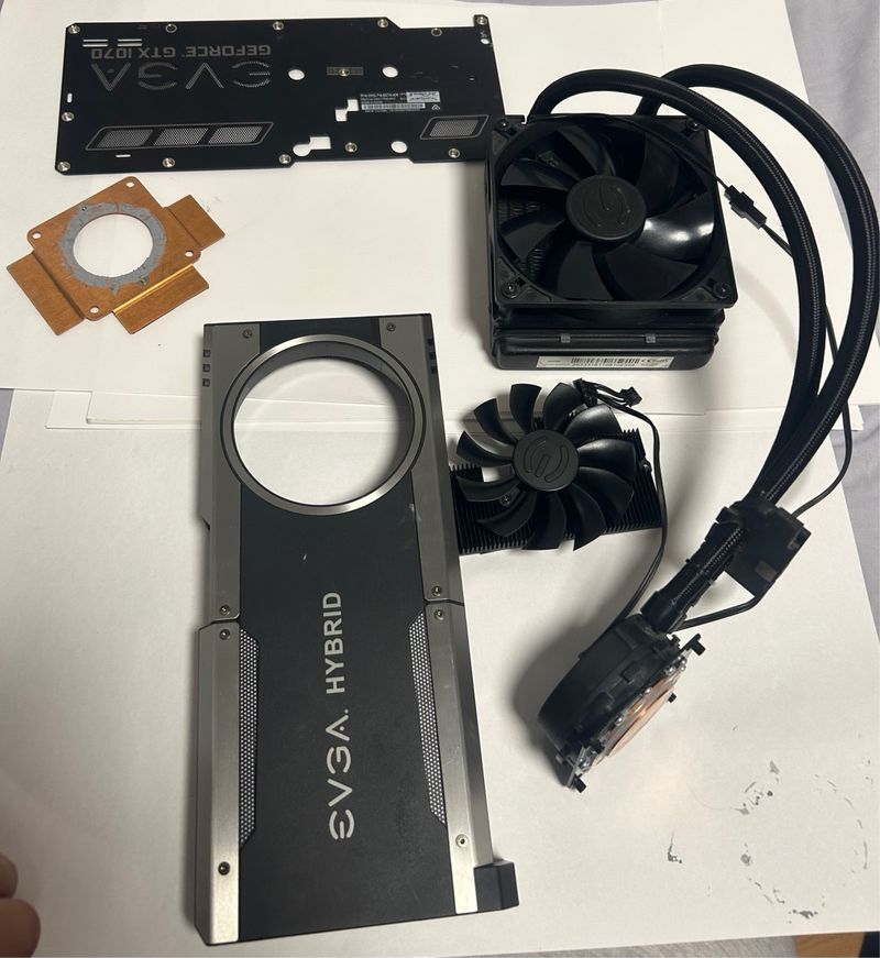 Despiece EVGA GTX 1070 HYBRID