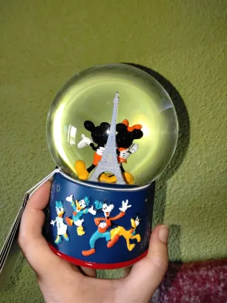 Bola Nieve Disneyland Paris Mickey Minnie