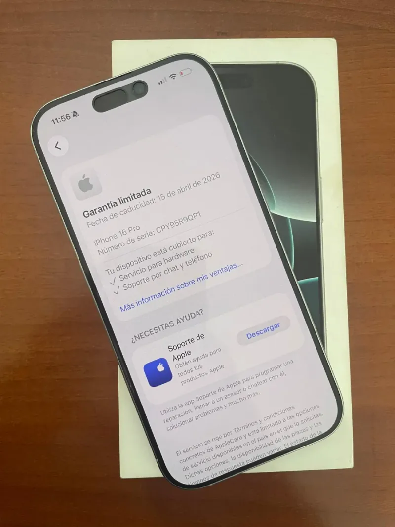 iPhone 16 Pro Titanio Blanco afbeelding 4