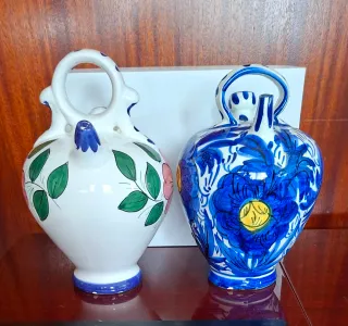 Dúo botijos cerámica 27x17cm