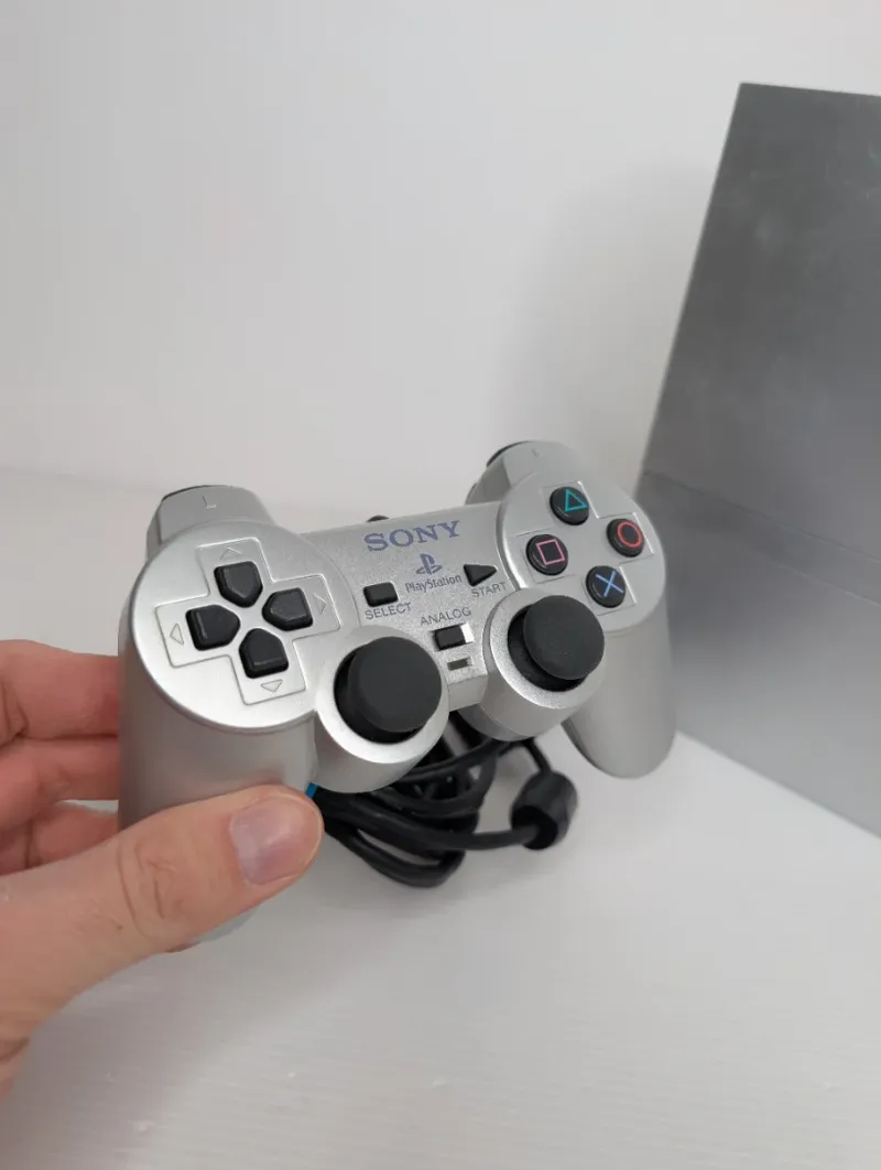 PlayStation 2 PS2 Slim Plata + Controlador afbeelding 2