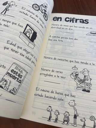 diario de Greg y diario de Nikki Interactivos
