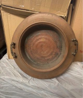 Braciere in rame con manici