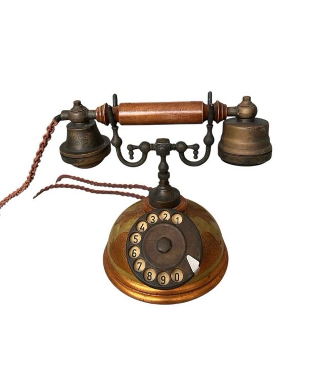 Teléfono antiguo Telcer retro Art Déco