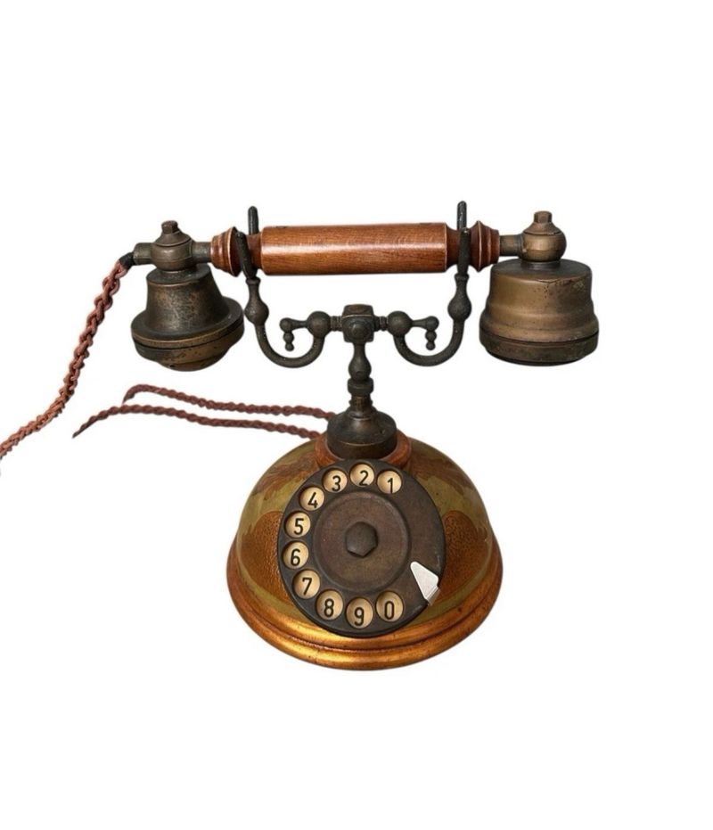Teléfono antiguo Telcer retro Art Déco