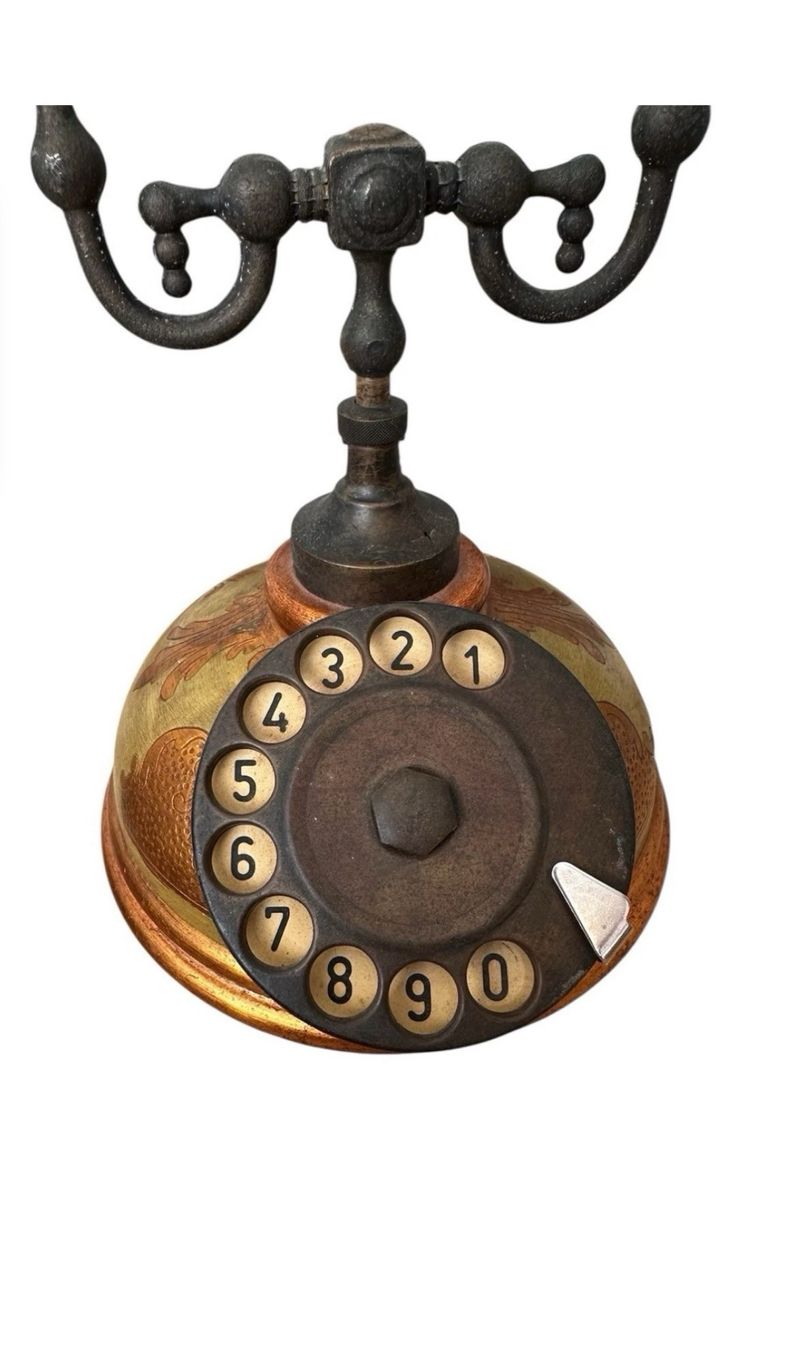 Teléfono antiguo Telcer retro Art Déco afbeelding 7