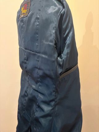 Levita de piel negra Talla S