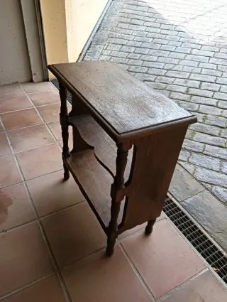 Mesa auxiliar madera maciza