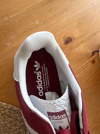 Adidas Gazelle Plataforma Rojas