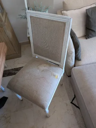 5 Sillas Comedor Estilo Gustaviano Madera