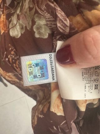 Chaqueta vaquera D&G floral