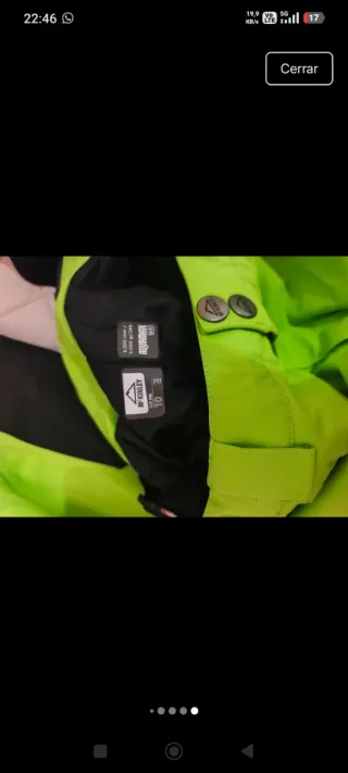 Pantalones de esquí verdes