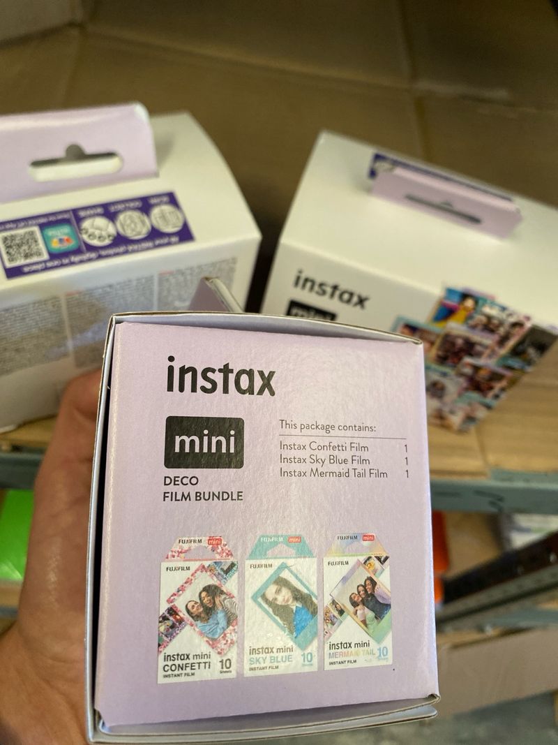 3 Paquetes Película Instax Mini Deco Fujifilm afbeelding 2